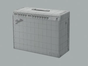 Marshall AMP Fender 65 Deluxe Reverb 3D 3D Модель