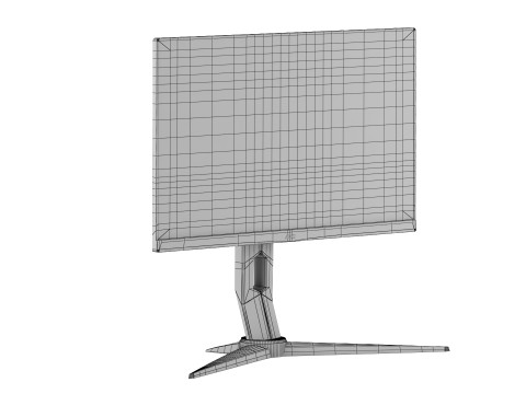 AOC Gaming C24G2UBK - Monitor Modèle 3D