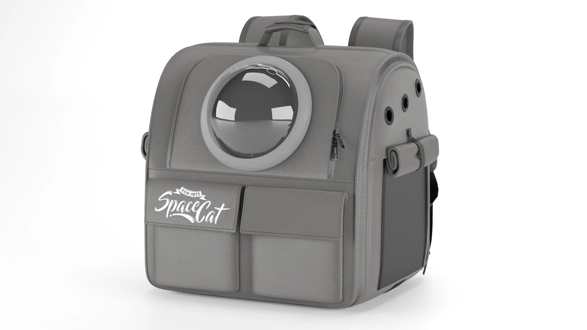 CAT Bubble Backpack Durable Stylish Pet Carrier 3D Model .c4d .max .obj .3ds .fbx .stl .blend