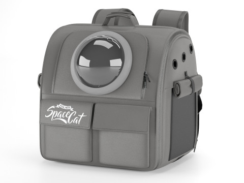 CAT Bubble Backpack Durable Stylish Pet Carrier 3Dモデル