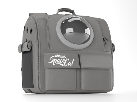 CAT Bubble Backpack Durable Stylish Pet Carrier 3D Модель