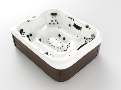 Hot Tub Luxury Spa Experience 3Dモデル