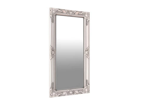 Haywood Wall Mirror Antique Silver 3D Model