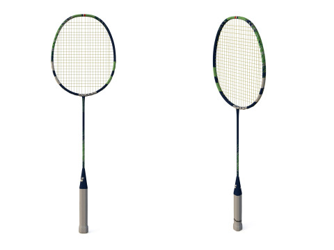 Badminton Racket 3D Model
