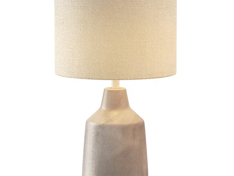 L&aacute;mpara decorativa de hormig&oacute;n Lockwood Modelo 3D