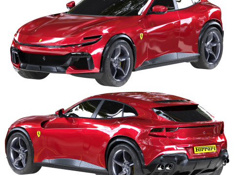 Ferrari Purosangue 3D Model