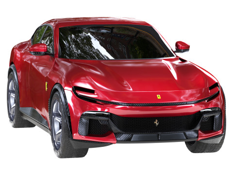 Ferrari Purosangue 3D Model