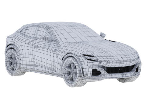 Ferrari Purosangue 3D Model