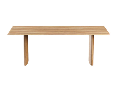 Anton Solid Wood Dining Table 3D 모델