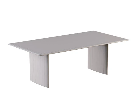 Anton Solid Wood Dining Table 3D Model