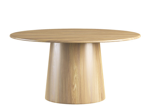 Anton Round Pedestal Dining Table Model 3D
