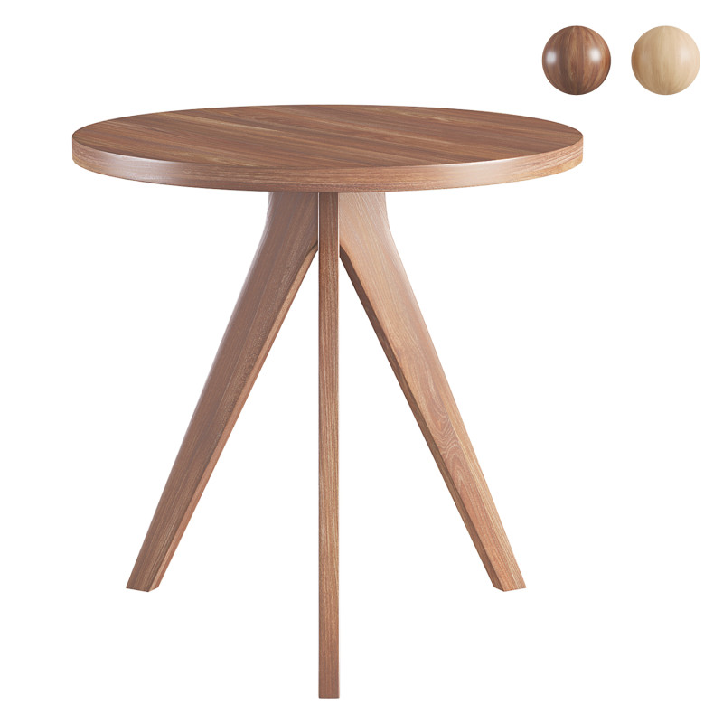 Tripod Dining Table Modèle 3D .c4d .max .obj .3ds .fbx .stl .blend