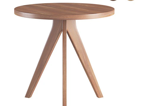 Mesa de jantar trip&eacute; Modelo 3D