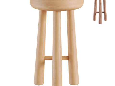 BABA HIGH STOOL 3D मॉडल