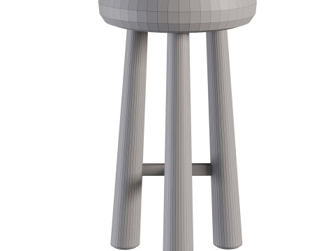 BABA HIGH STOOL 3D Model