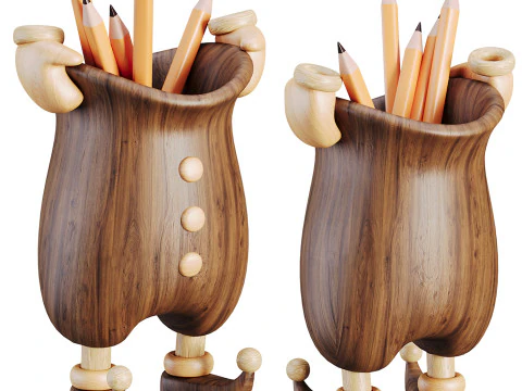 Interesante sujetando los pantalones Modelo 3D