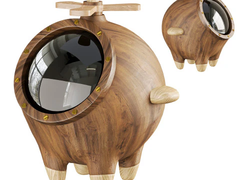 Caixa de joias decorativa de madeira Modelo 3D