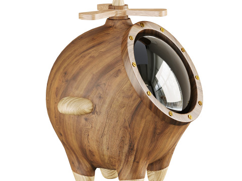 Wooden Decorative Jewelry Box 3D Model
