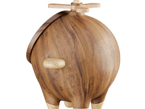 Wooden Decorative Jewelry Box 3D Model