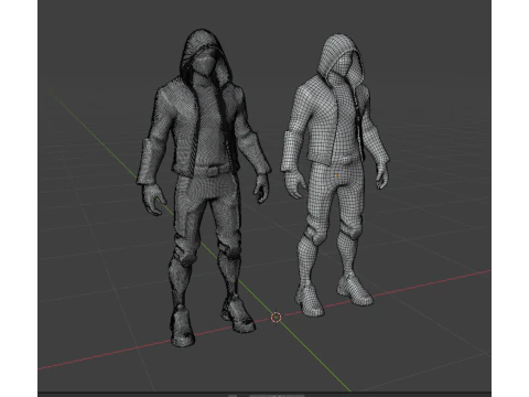 Cyber man 3D Print Model