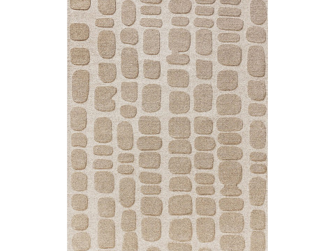Wool Rug Malin Beige 3Dモデル