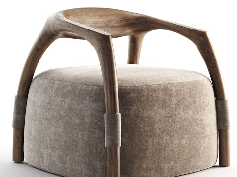 Chassis Canaletto Armchair 3D 模型