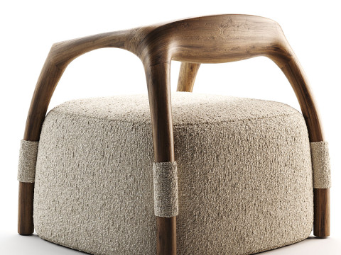 Chassis Canaletto Armchair 3D 模型