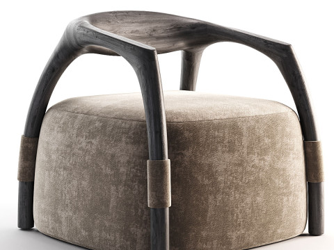 Chassis Canaletto Armchair 3D 模型