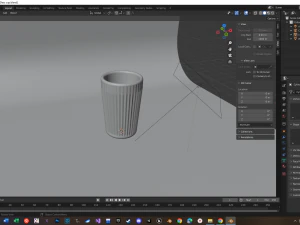 Glass cup 3D Model