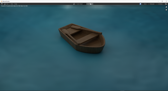 Boat 3D Model .c4d .max .obj .3ds .fbx .stl .blend 