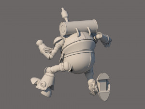 P002 CHRONO TRIGGER ROBOT 3D Model 3D
