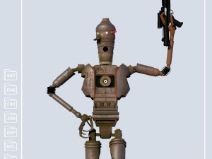 P004 IG11MANDALORIAN DROID 3D Model