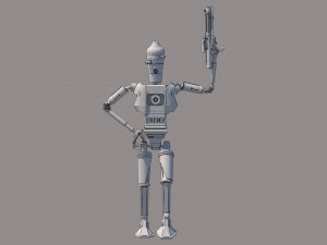 P004 IG11MANDALORIAN DROID 3Dモデル