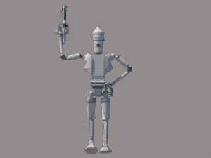 P004 IG11MANDALORIAN DROID 3Dモデル