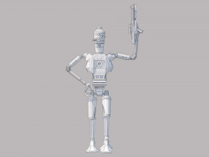 P004 IG11MANDALORIAN DROID 3Dモデル