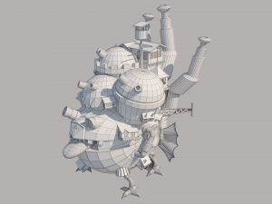 P005 HOWLS MOVING CASTLE 3D Model