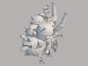 P005 HOWLS MOVING CASTLE 3D Model
