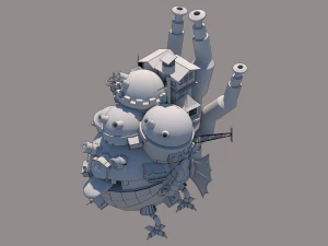 P005 HOWLS MOVING CASTLE 3D Model