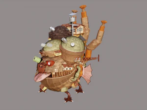 P005 HOWLS MOVING CASTLE 3D Model
