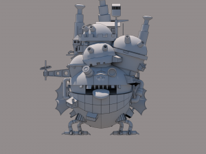 P005 HOWLS MOVING CASTLE 3D Model