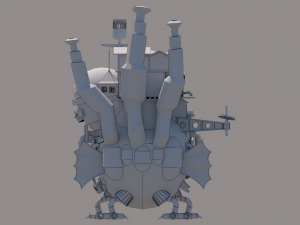 P005 HOWLS MOVING CASTLE 3D Model