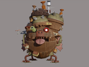 P005 HOWLS MOVING CASTLE 3D Model