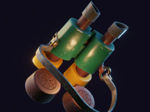 Gaming binoculars 3D Model