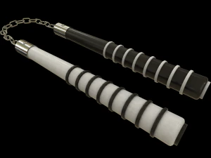 Nunchucks - Yin Yang Nunchaku Modello 3D