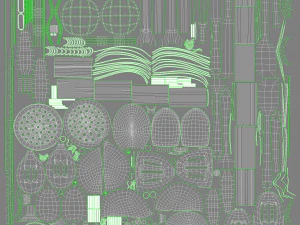 Kitchen Utensils Bundle 3D Model