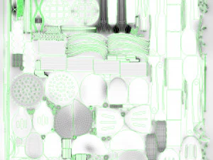 Kitchen Utensils Bundle 3D Model