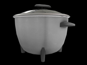 Rice Cooker Model 1 Model 3D