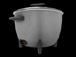 Rice Cooker Model 1 Model 3D