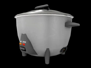 Rice Cooker Design 1 3D Model