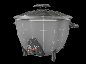 Rice Cooker Design 1 3D Model
